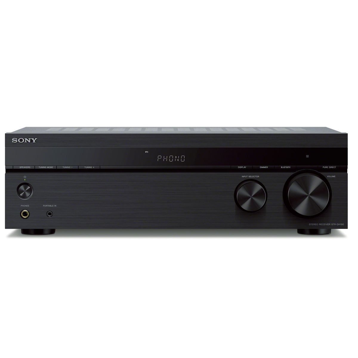 STR-DH190 2-Channel Stereo Receiver - Front View