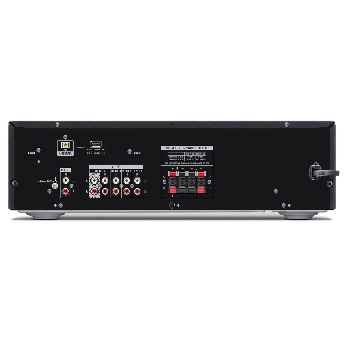 STR-DH190 2-Channel Stereo Receiver - Back View