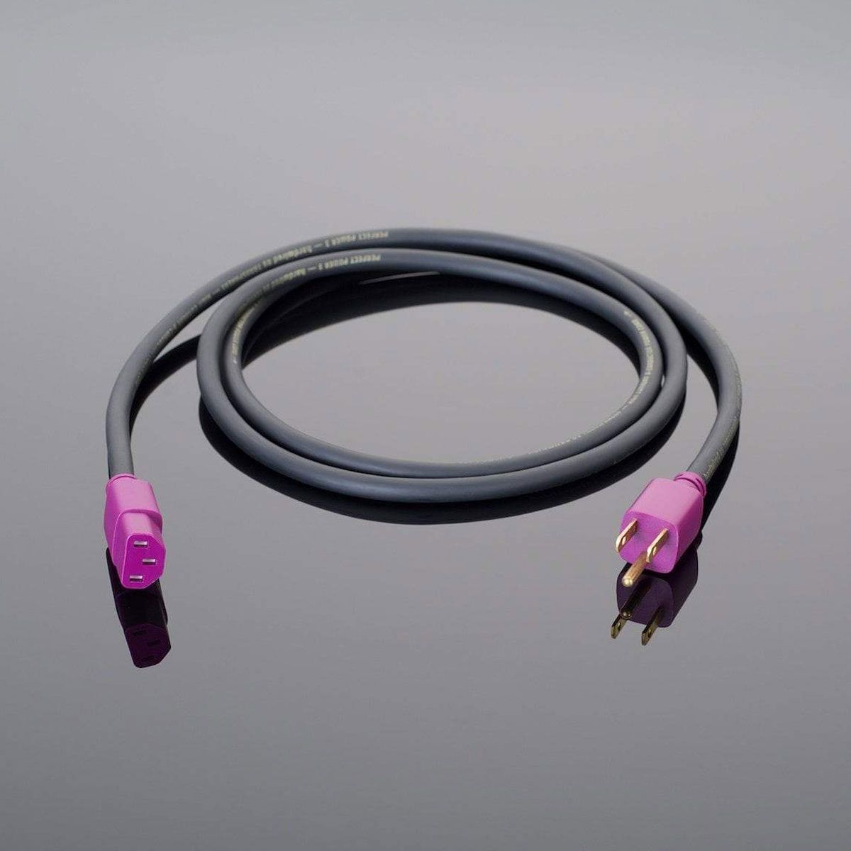Transparent Hardwired 3-Conductor Power Cord