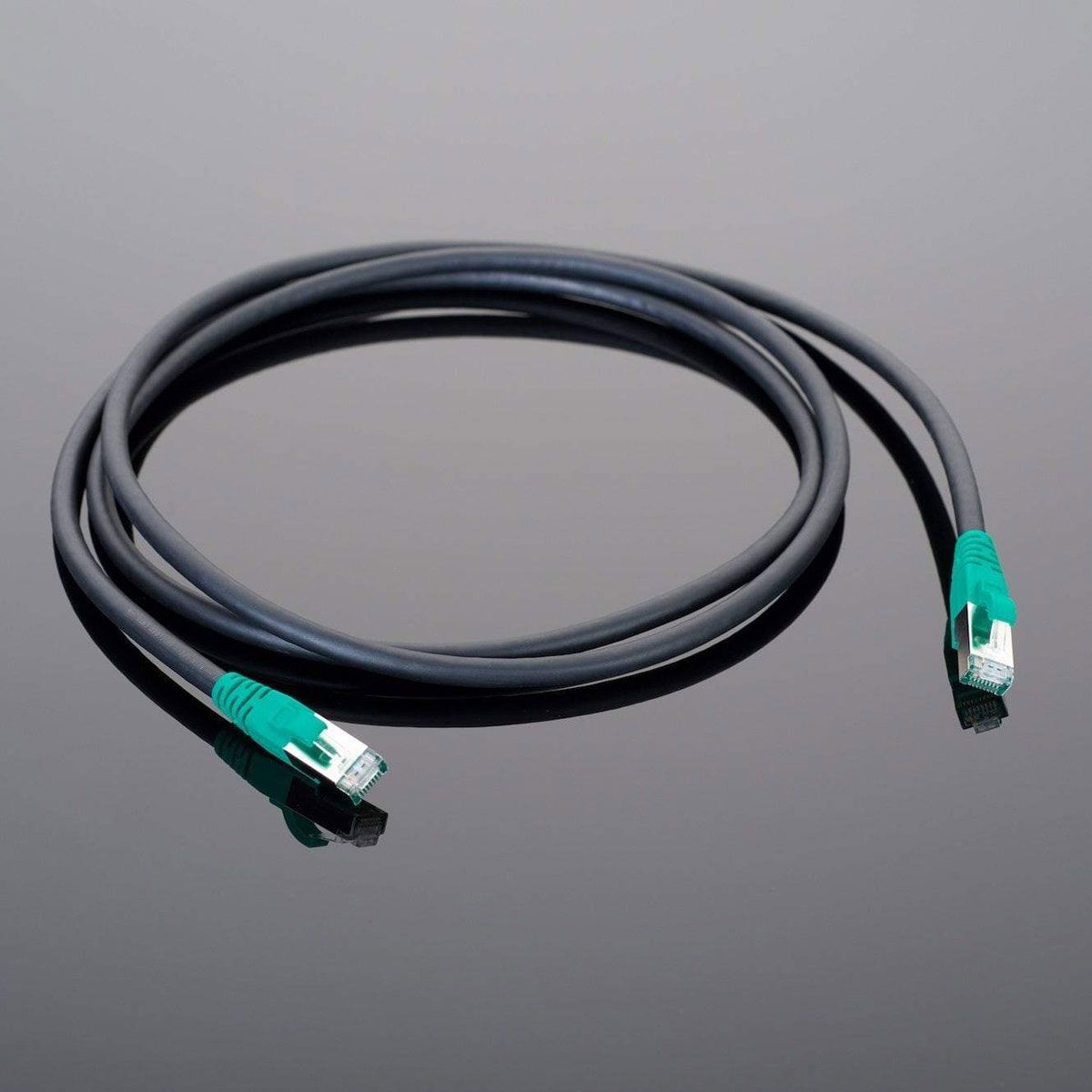 Transparent Hardwired Ethernet Cable