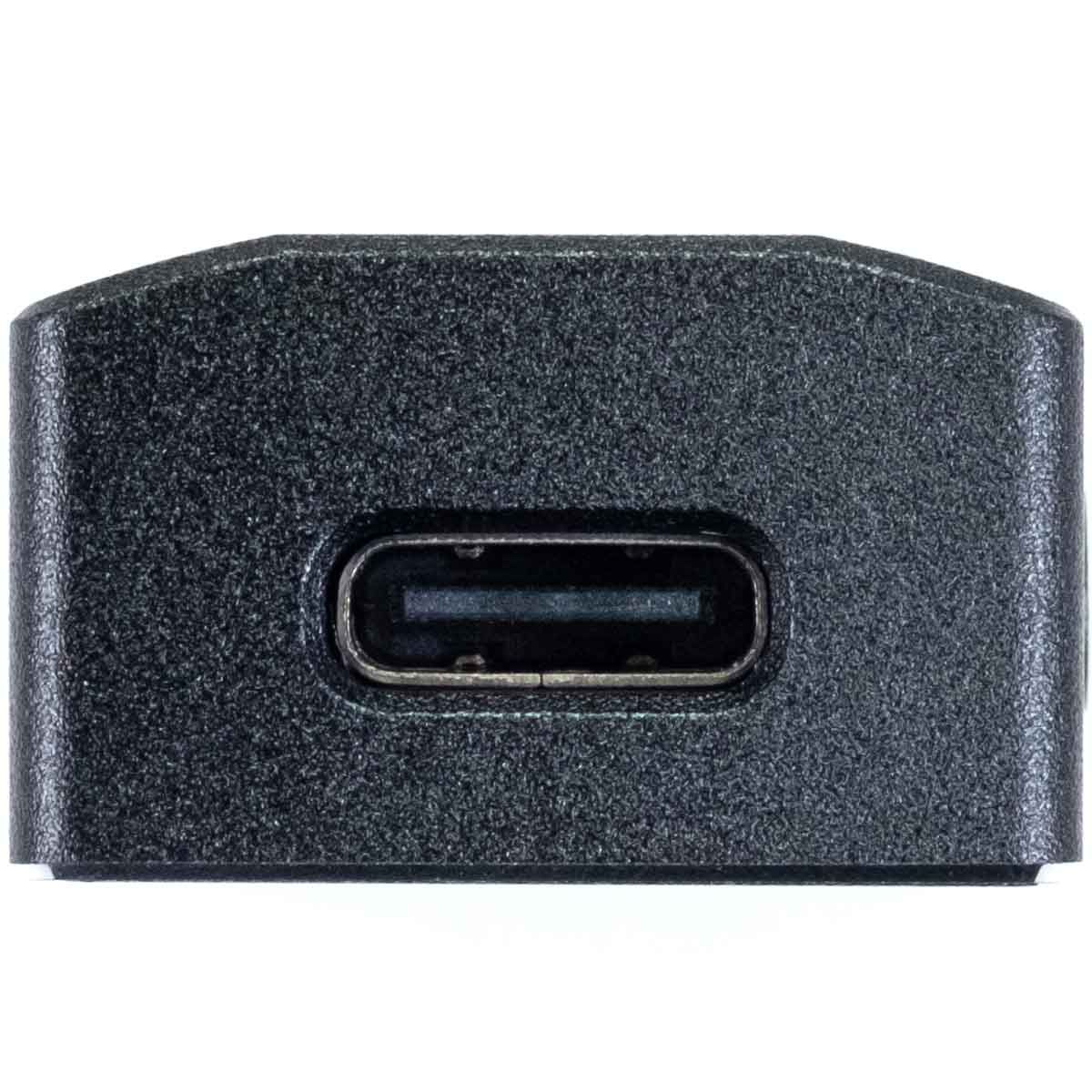 iFi GO Bar Portable Headphone Amp & DAC - side view of input