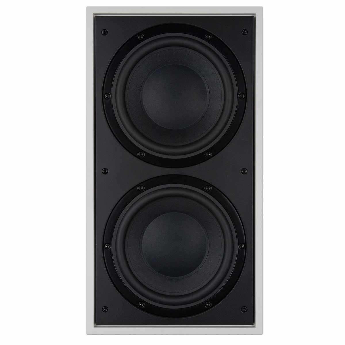 Bowers & Wilkins ISW-4 In-Wall Subwoofer, front view with grille off