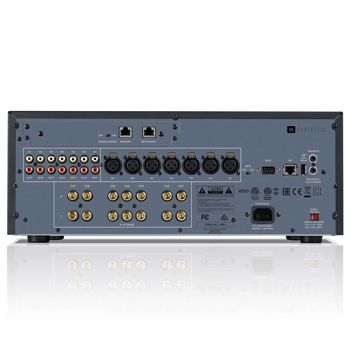 Råd beskytte champignon JBL Synthesis SDA 7120 7-Channel Class G Custom Home Theater Power Amplifier  | Audio Advice