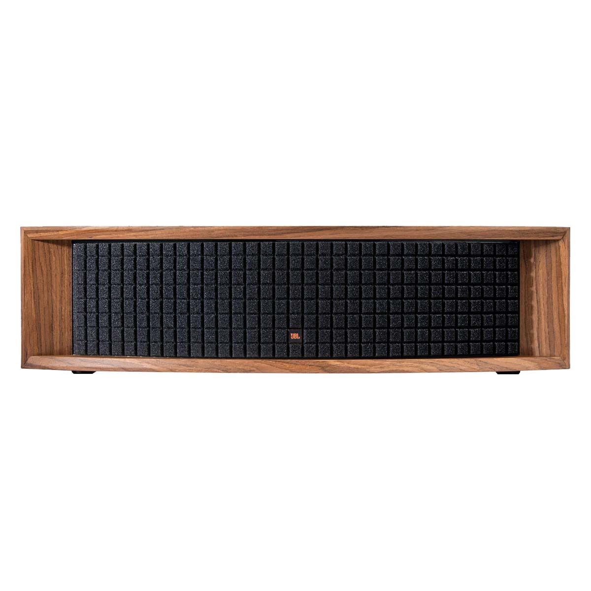 JBL L75ms Music System - Walnut front view with grille