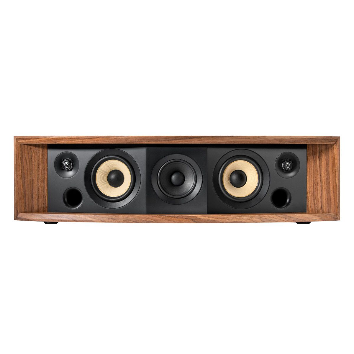 JBL L75ms Music System - Walnut front view without grille