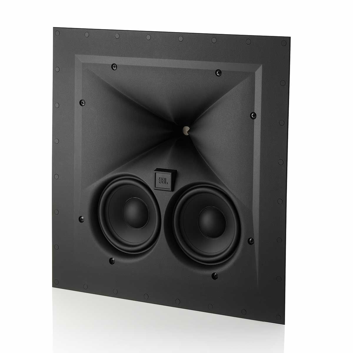 JBL Synthesis SCL-3 2-Way In-Wall Speaker, Black, front angle view