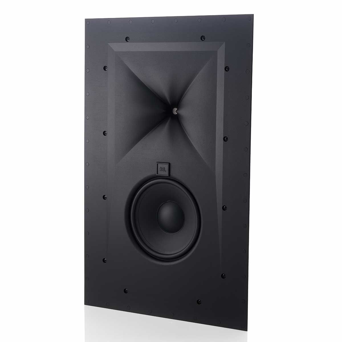 JBL Synthesis SCL-4 In-Wall Speaker, Black, front angle