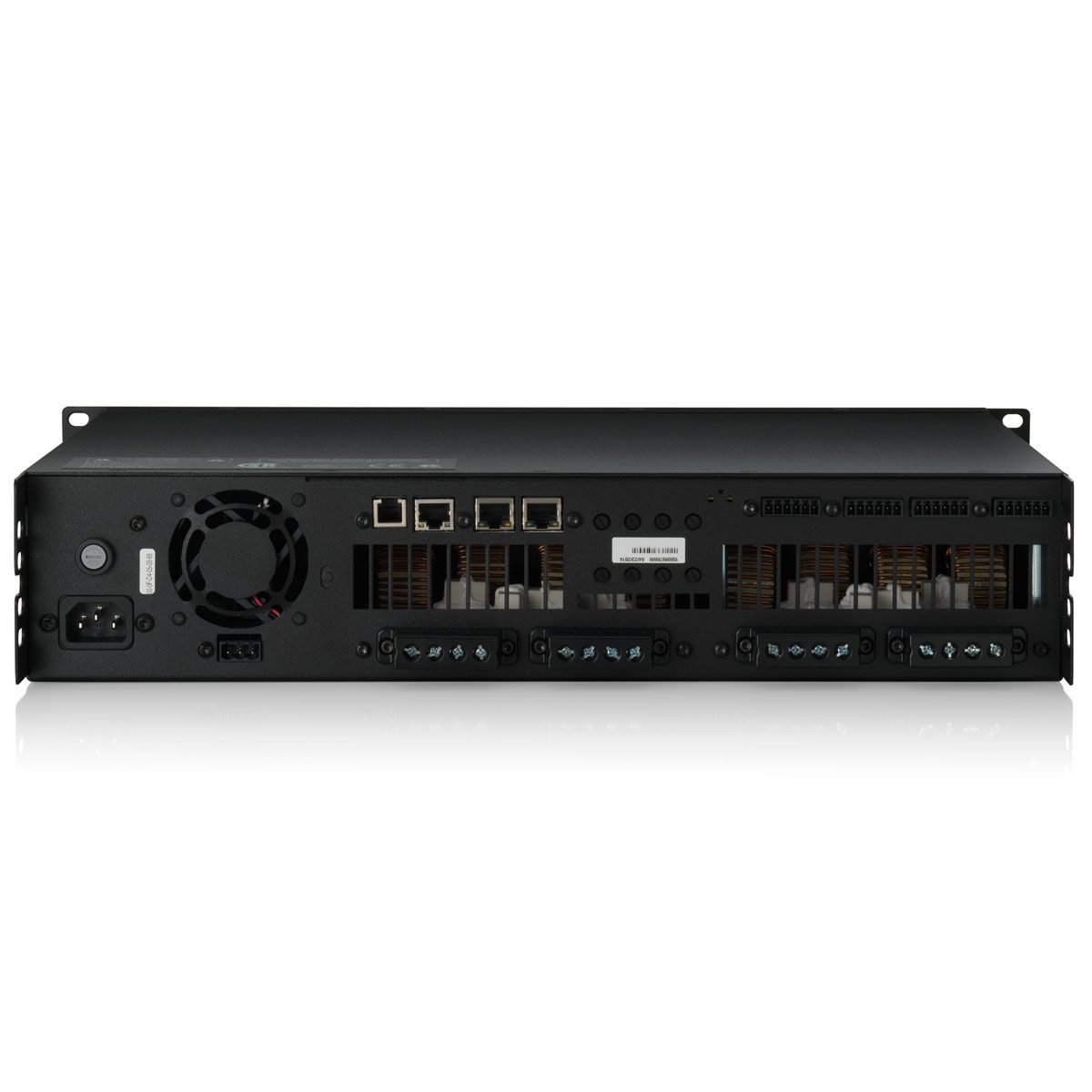 JBL Synthesis SDA 8300 8-Channel Amplifier, Black, back view
