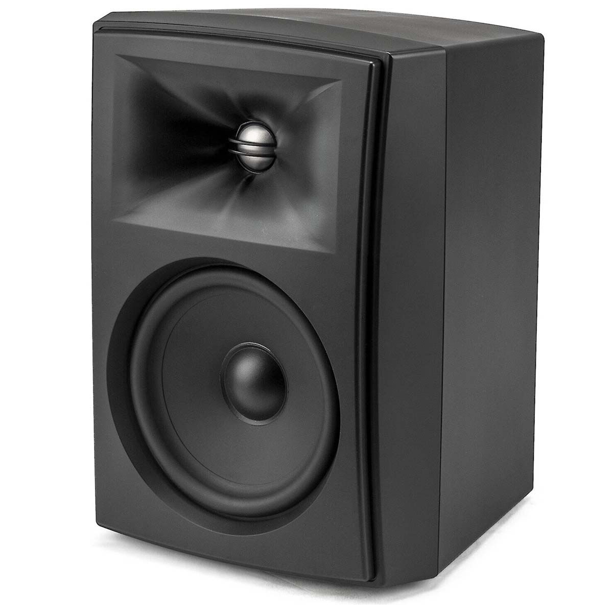 JBL Stage XD-6 6.5" IP67 Rated Outdoor Speakers - Black - Pair - angled front view