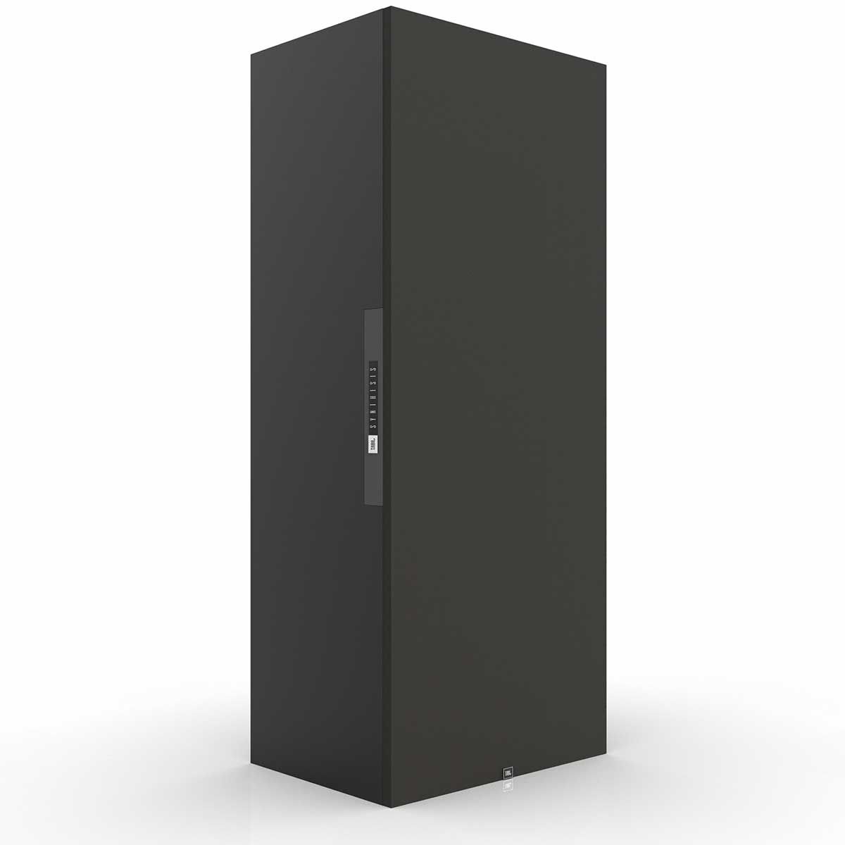JBL Synthesis SCL-1 2-Way LCR Home Theater Speaker, Black, front angle with grille