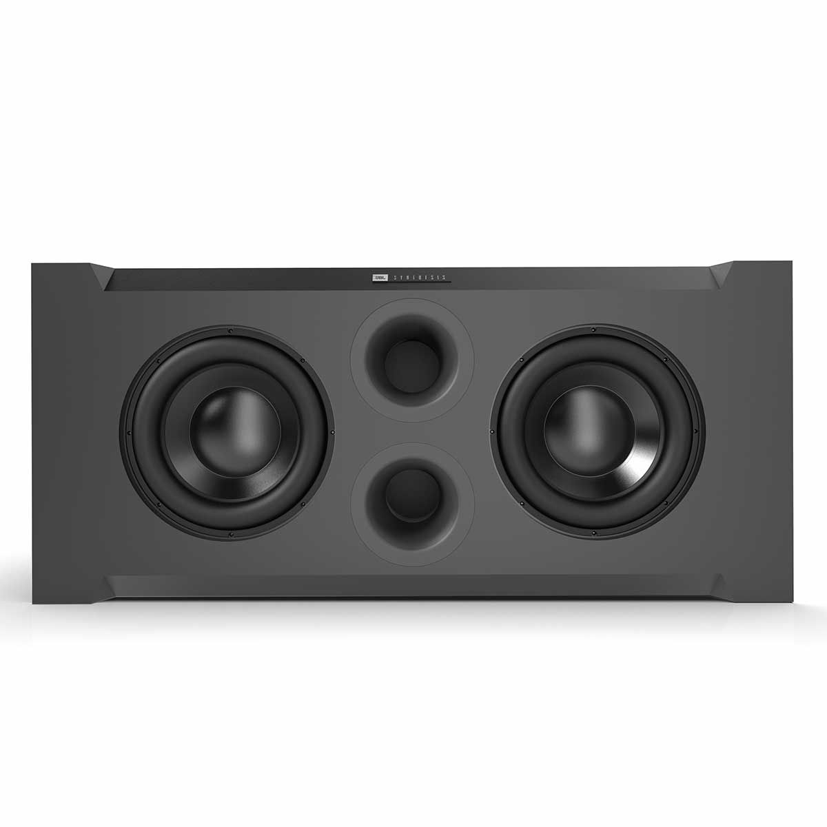JBL Synthesis SSW-1 Dual Subwoofer, Black, front horizontal view
