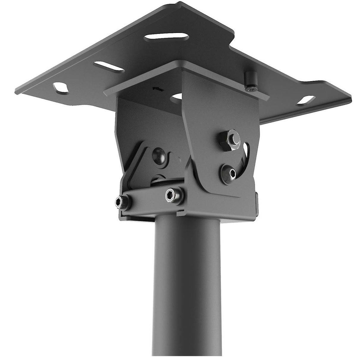 Kanto CM600 Full Motion Ceiling Mount - close-up of ceiling mount in non-angled orientation