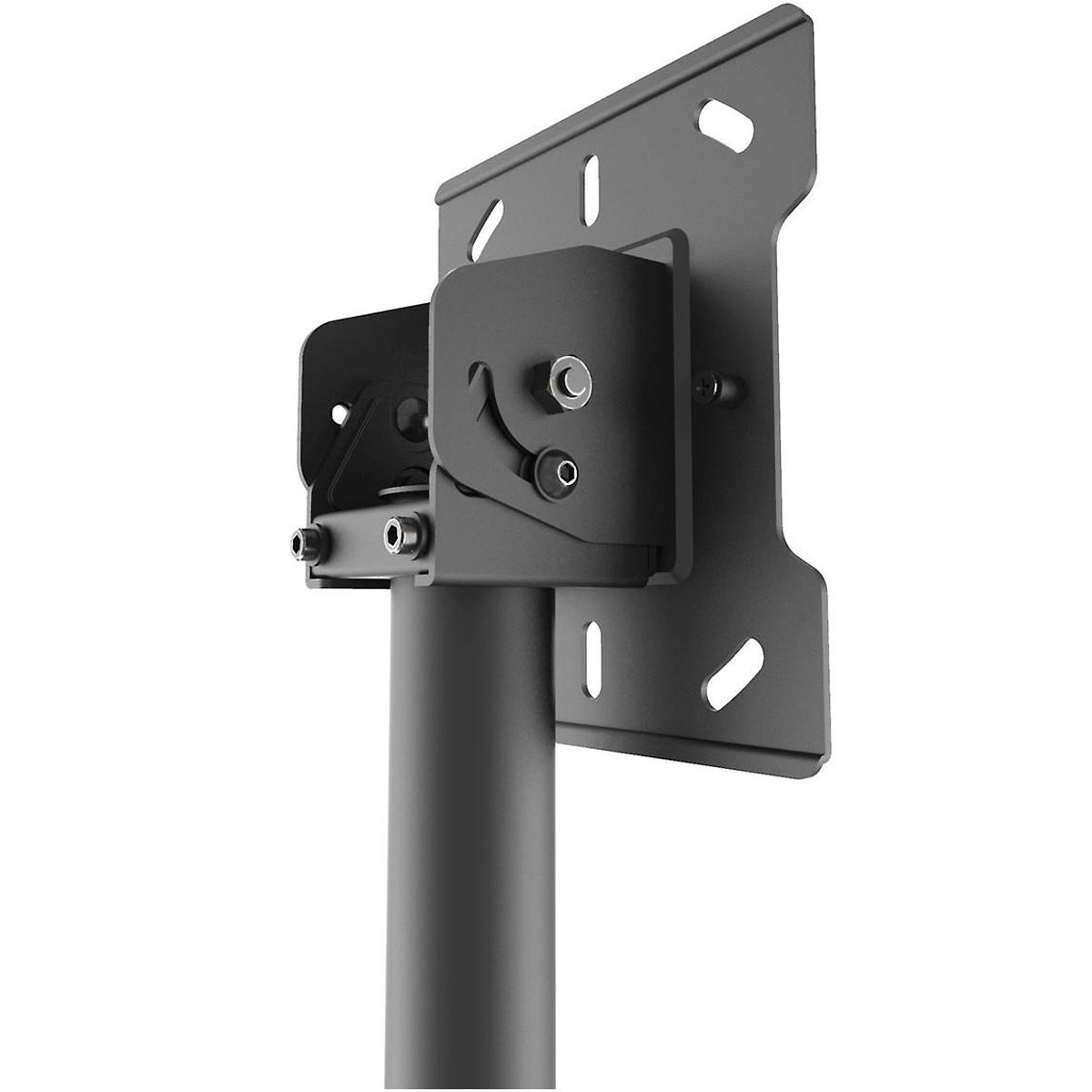 Kanto CM600 Full Motion Ceiling Mount - close-up of ceiling mount in 90 degree angled orientation