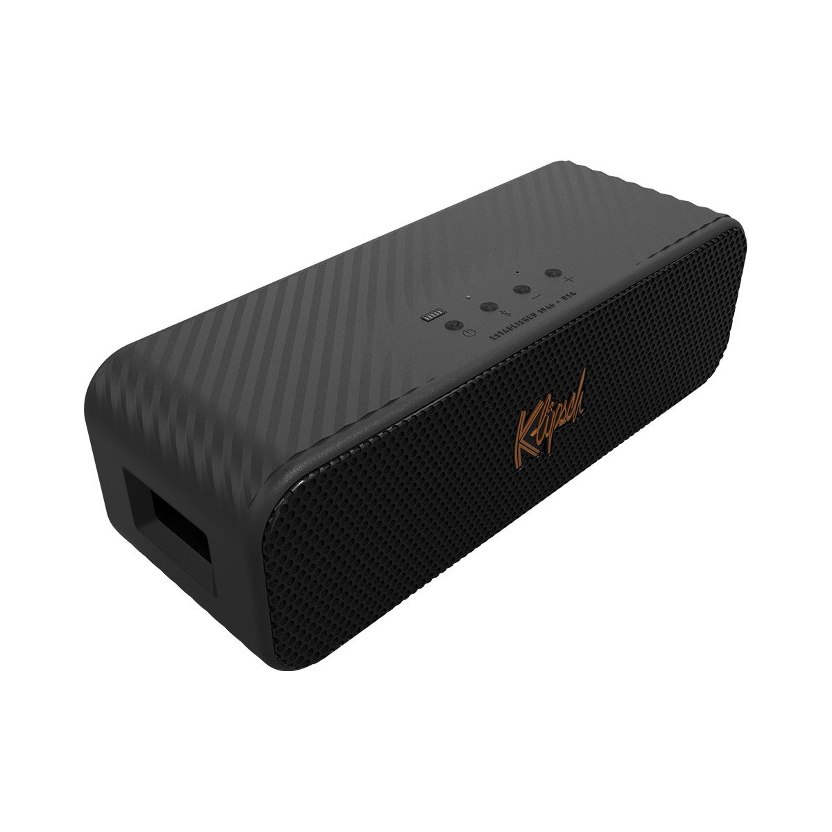 Klipsch Detroit Large Portable Bluetooth Speaker angled top view