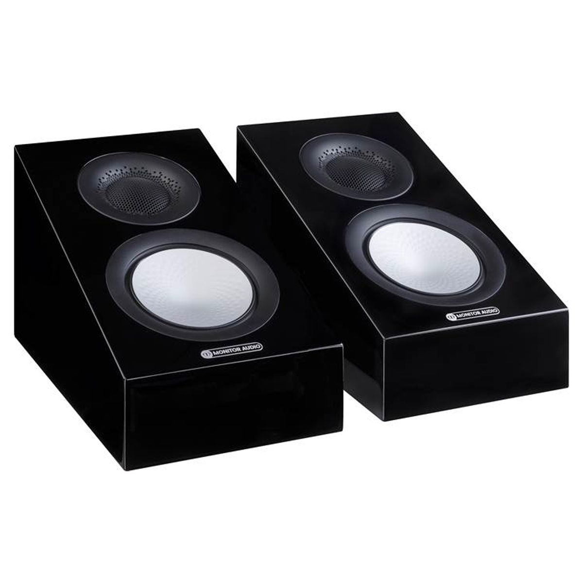 Monitor Audio Silver AMS 7G Atmos Enabled Speakers - Gloss Black - Pair