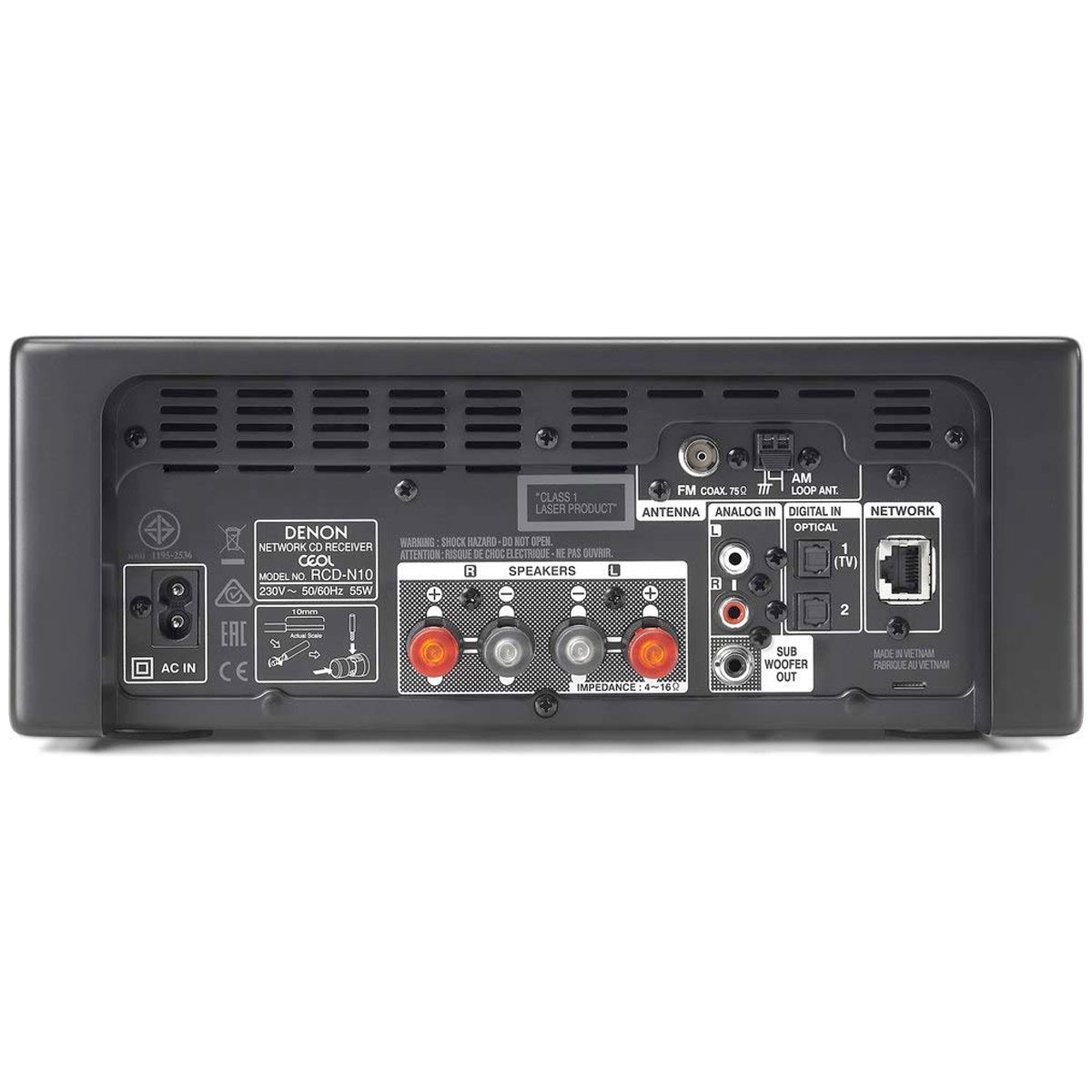 Denon RCD-N10 Hi-Fi All-in-One Receiver & CD Player
