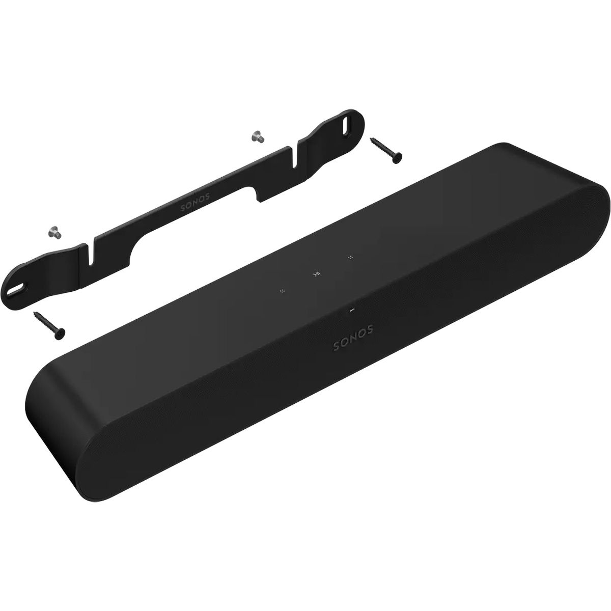 Sonos Ray Wall Mount - angled view with Ray