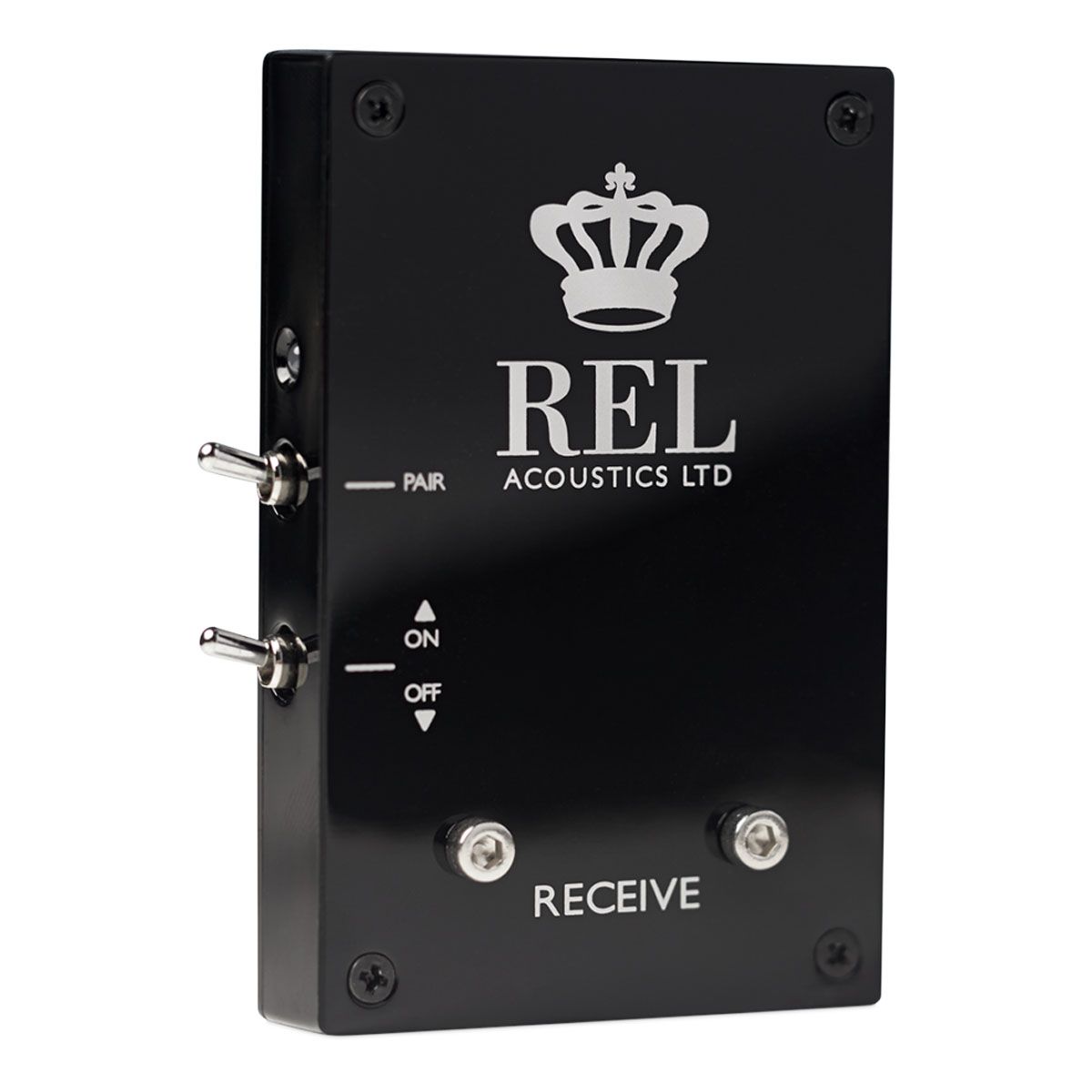 REL Acoustics Arrow Wireless Transmitter / Receiver - front view of receiver