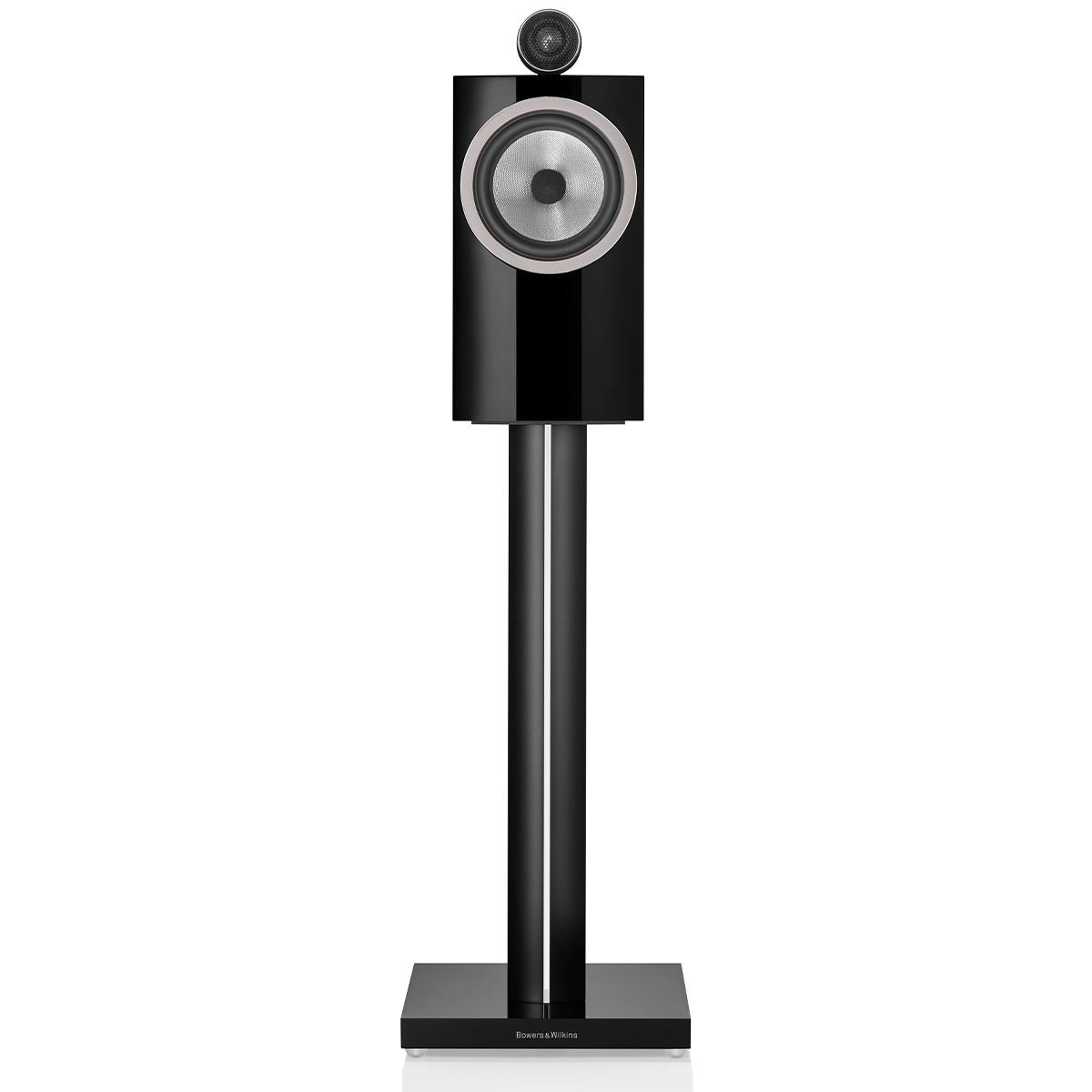 Bowers & Wilkins 705 S3 Gloss Black on stand 