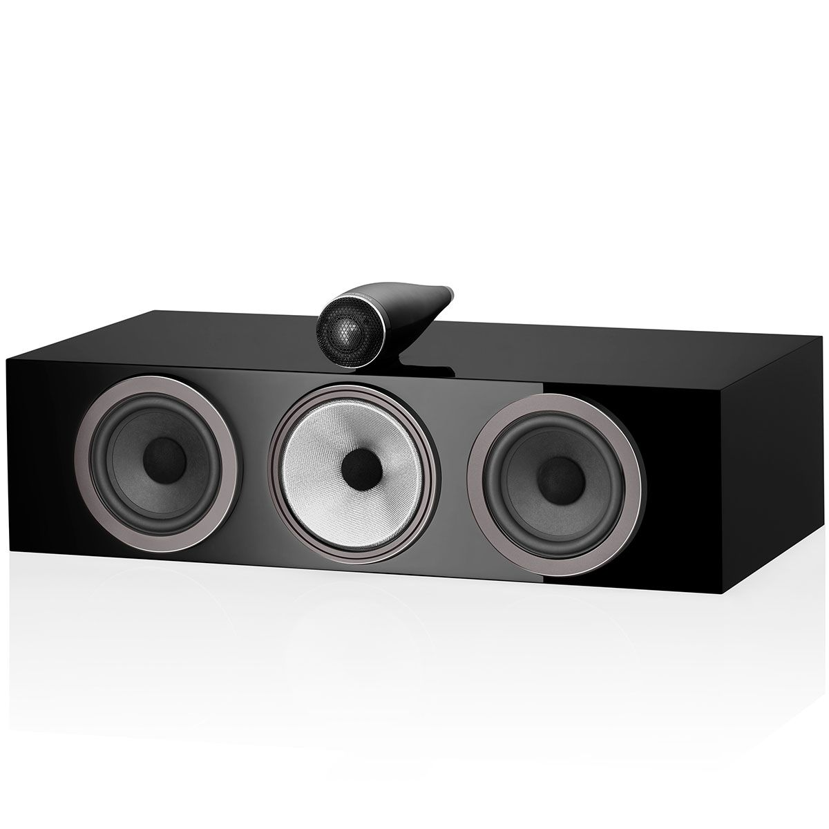 Bowers & Wilkins HTM71 S3 3-Way Center Channel Loudspeaker - Black angle