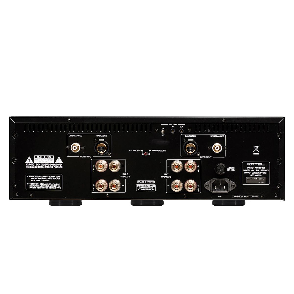 Rotel RB-1582 MKII Stereo Class A/B Power Amplifier