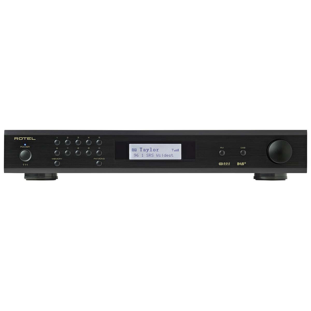 Rotel T11 Tuner, Black, front view