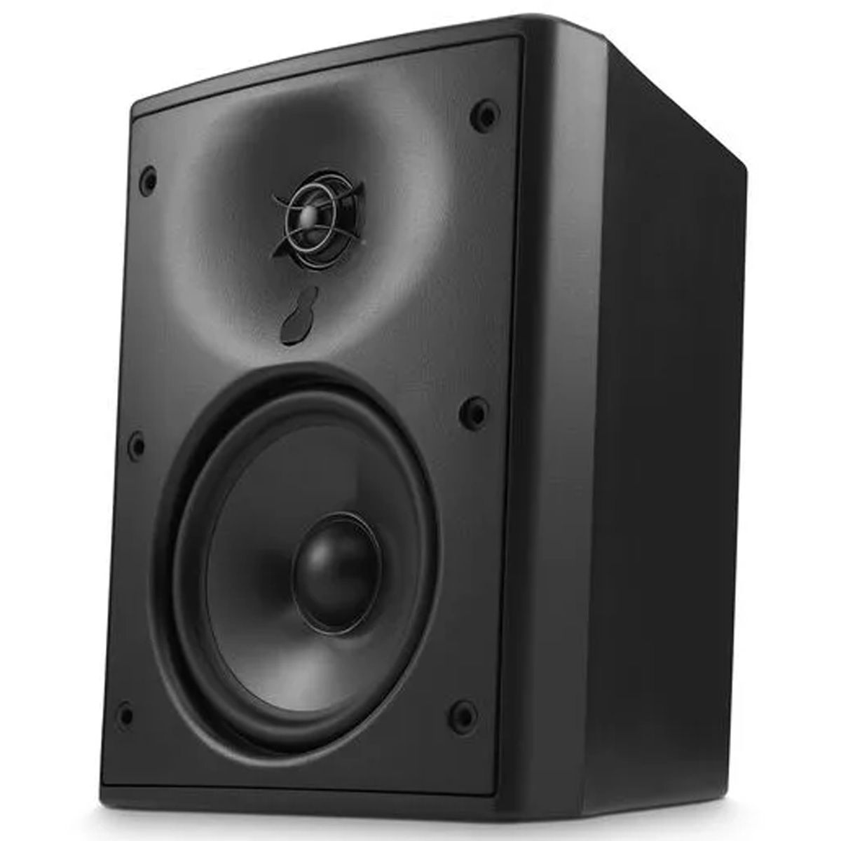 Revel M55XC 5.25" 2-Way Extreme Climate Loudspeaker - Pair black angled front view