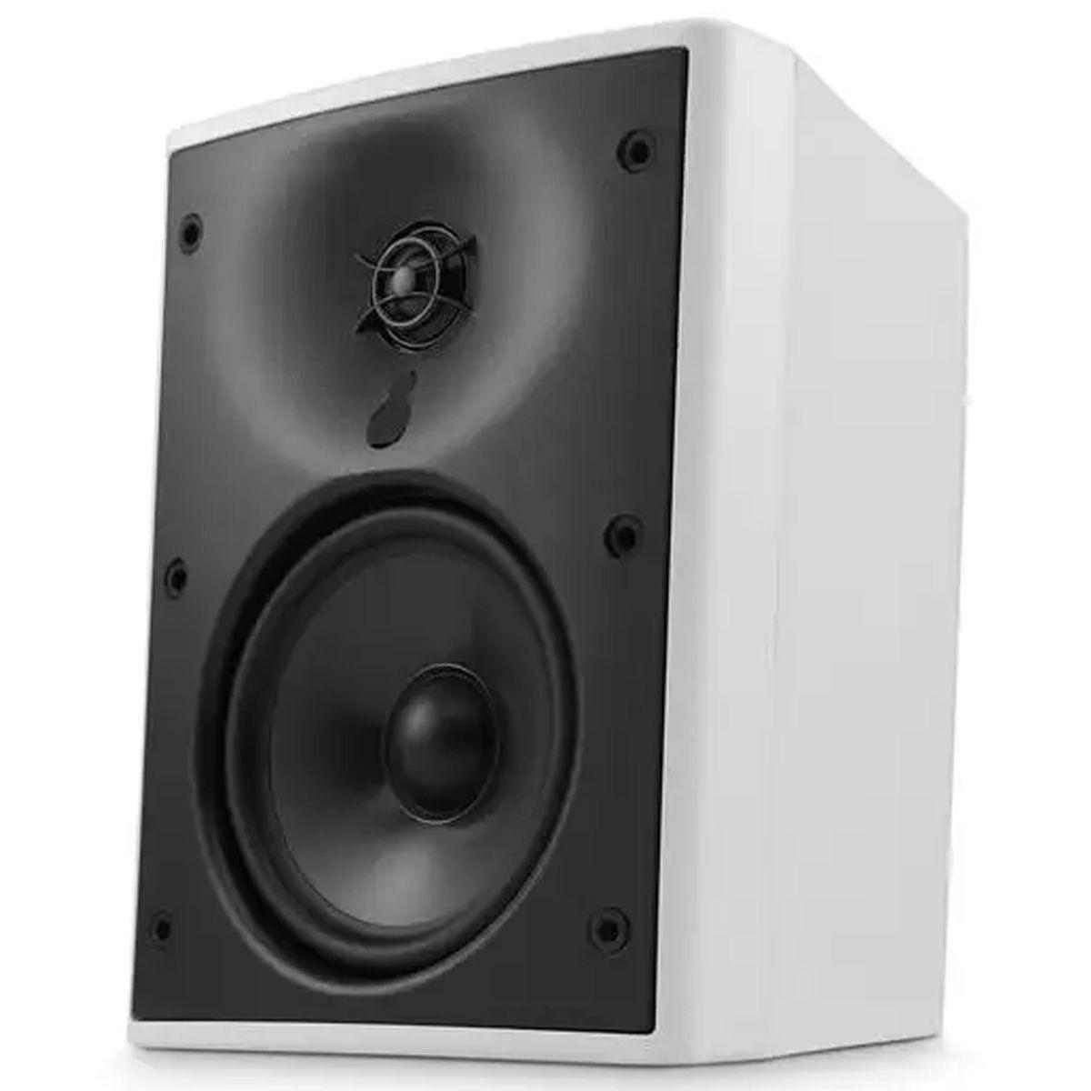 Revel M55XC 5.25" 2-Way Extreme Climate Loudspeaker - Pair white angled front view