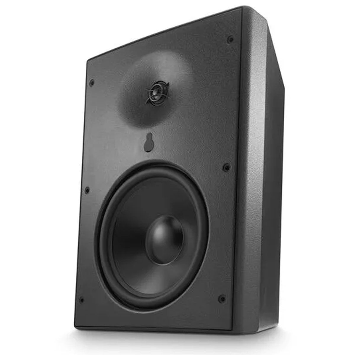 Revel M80XC 8" 2-Way Extreme Climate Loudspeaker - Pair black angled front view