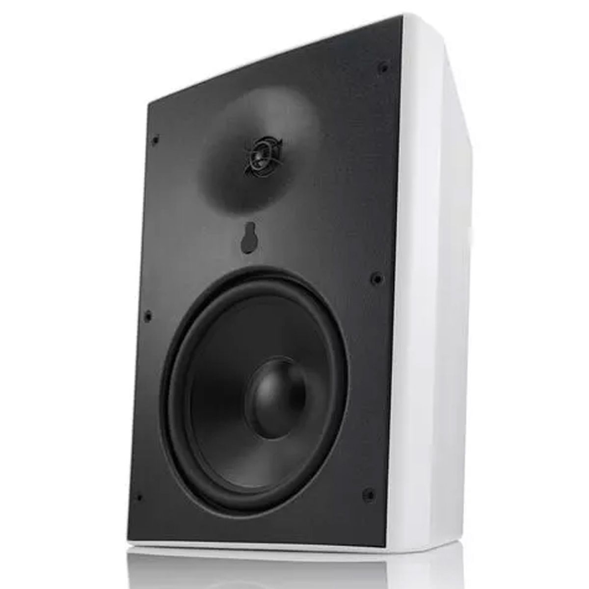 Revel M80XC 8" 2-Way Extreme Climate Loudspeaker - Pair white angled front view