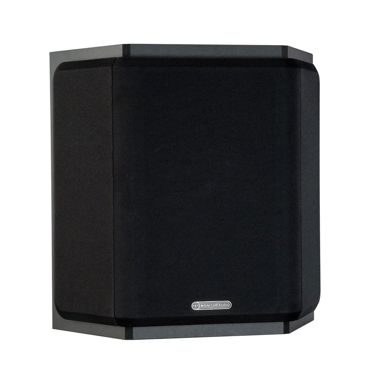 Monitor Audio Bronze FX 6G Rear Surround Speaker, Black, front view with grille