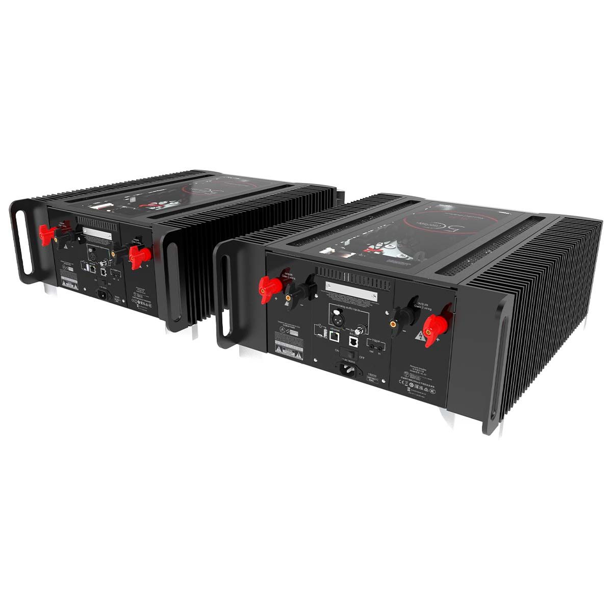 Mark Levinson ML-50 50th Anniversary Limited Edition Monaural Amplifier - Pair - angled rear view of pair