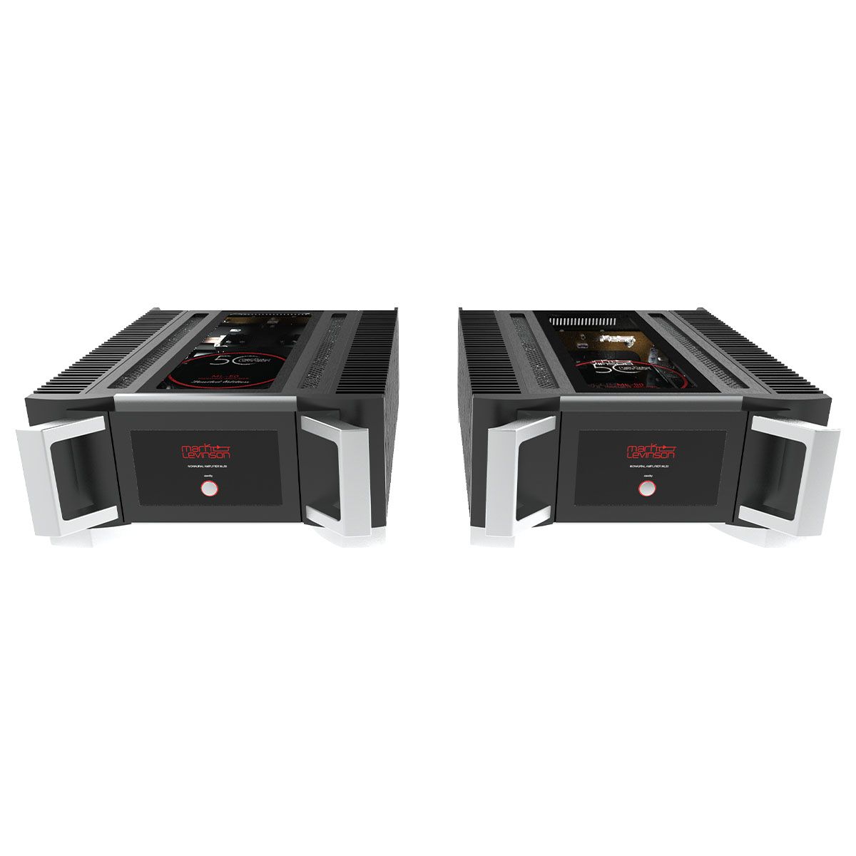 Mark Levinson ML-50 50th Anniversary Limited Edition Monaural Amplifier - Pair - front view of pair