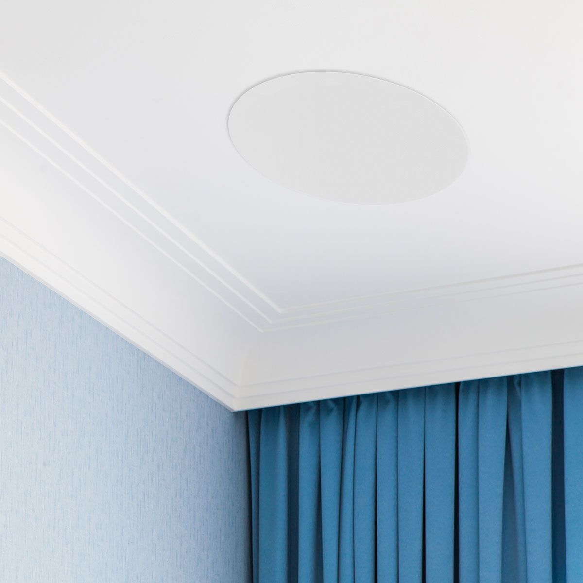 MartinLogan Motion MC6 In-Ceiling Speaker, mounted in the ceiling
