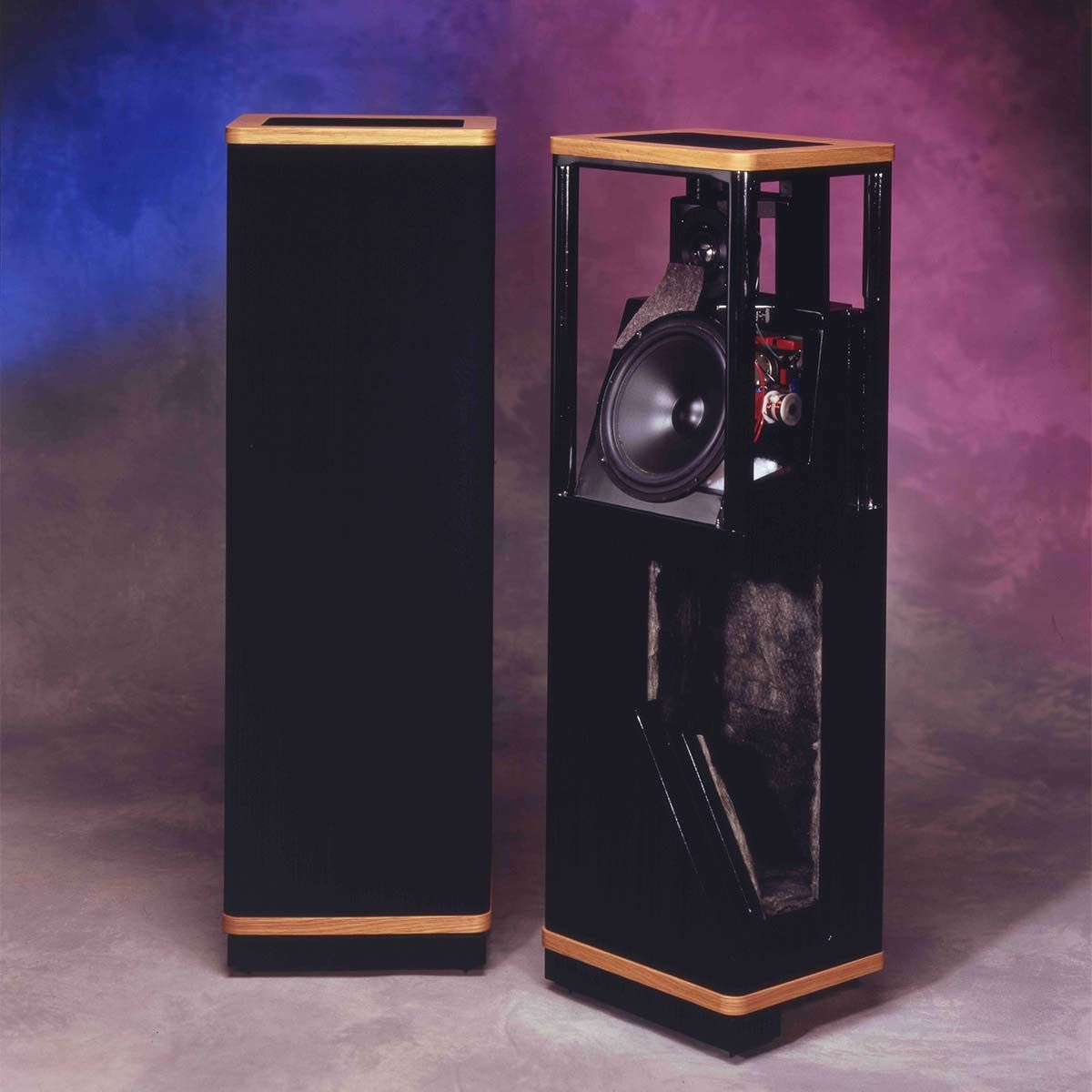 Vandersteen Model 1Ci+ Floorstanding Speakers, Maple, view of internal components