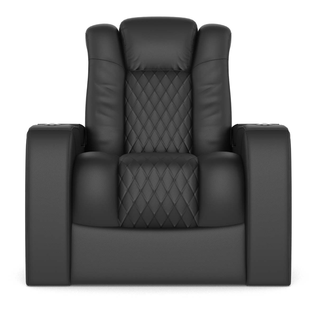 Audio Advice Revelation Home Theater Seating - front view of 2 arm chair