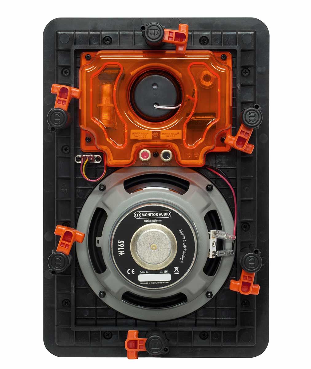 Monitor Audio W165 Series 100 In-Wall Speaker, rear view