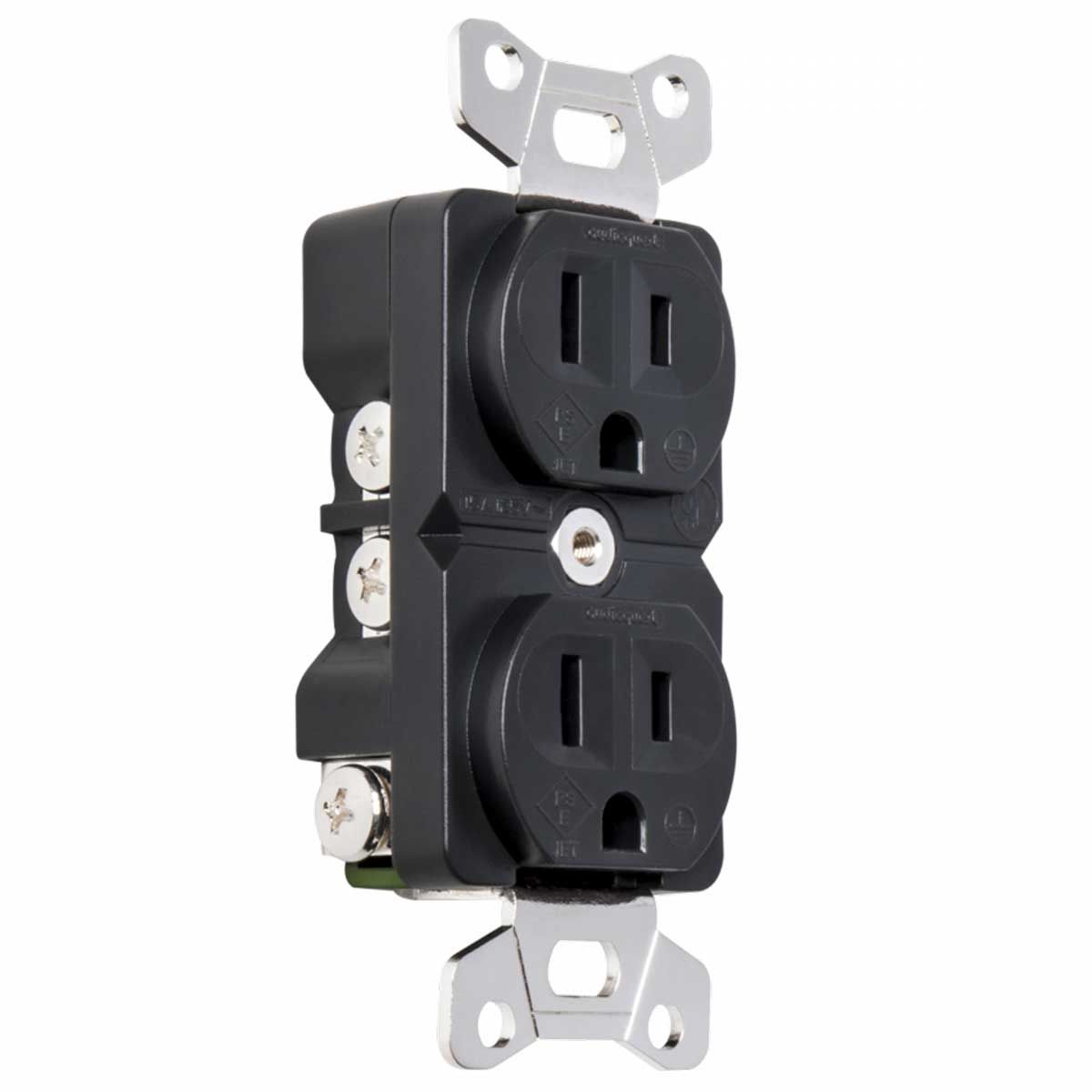 AudioQuest NRG Edison Duplex Wall Outlet front view without cover
