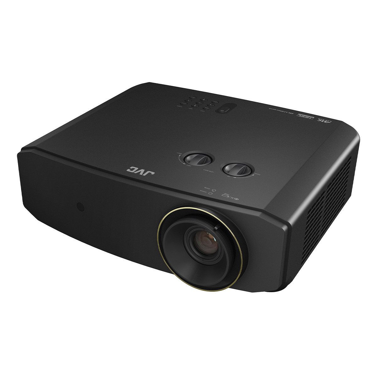 JVC LX-NZ30 4K Laser Home Theater Projector - Black angled top view