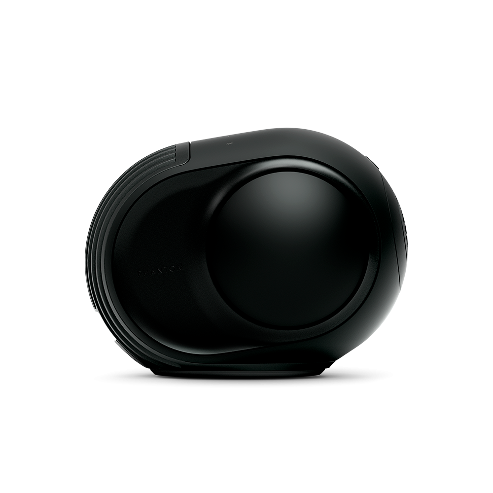 Devialet Phantom II 95dB Wireless Speaker, Matte Black, side view