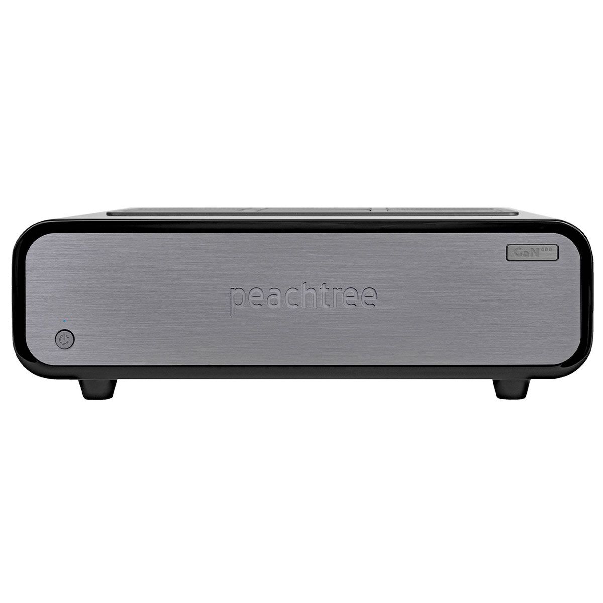 Peachtree GaN400 Power Amplifier Black front view