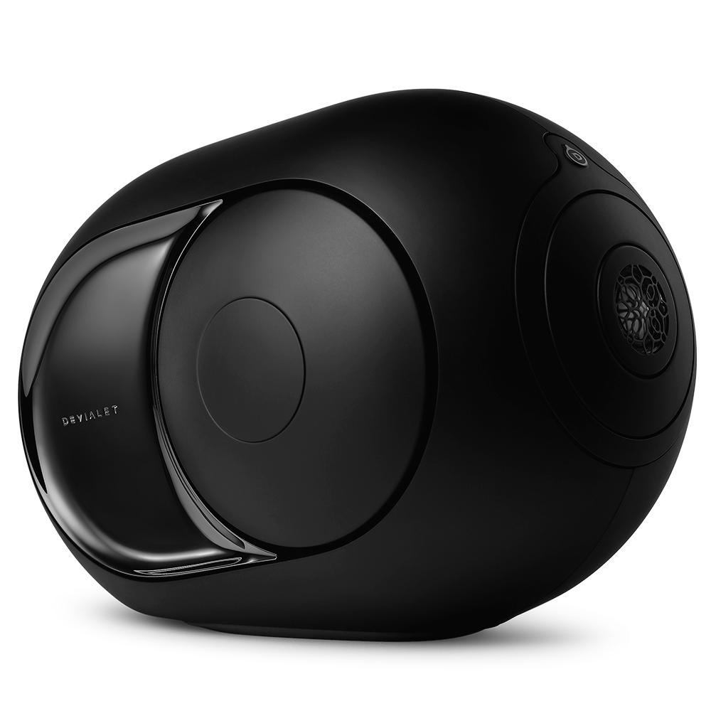 Devialet Phantom I 108dB Wireless Speaker, Dark Chrome, front angle