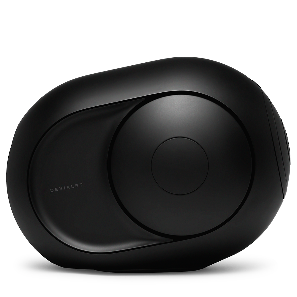 Devialet Phantom I Wireless Speaker, Matte Black, side view