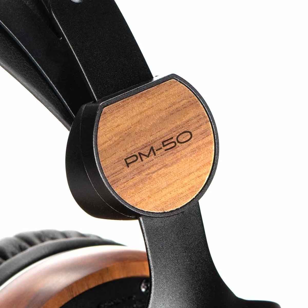 Andover Audio PM-50 Planar Headphones- Walnut- close up