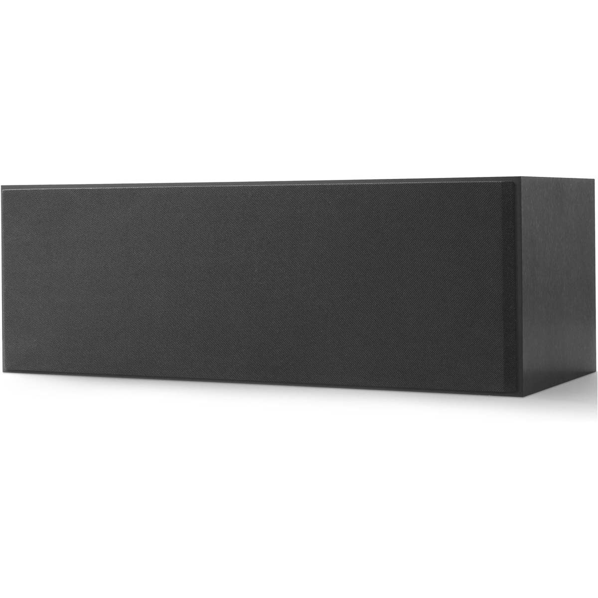 KEF Q250C Center Channel Speaker - Black - front view with grille