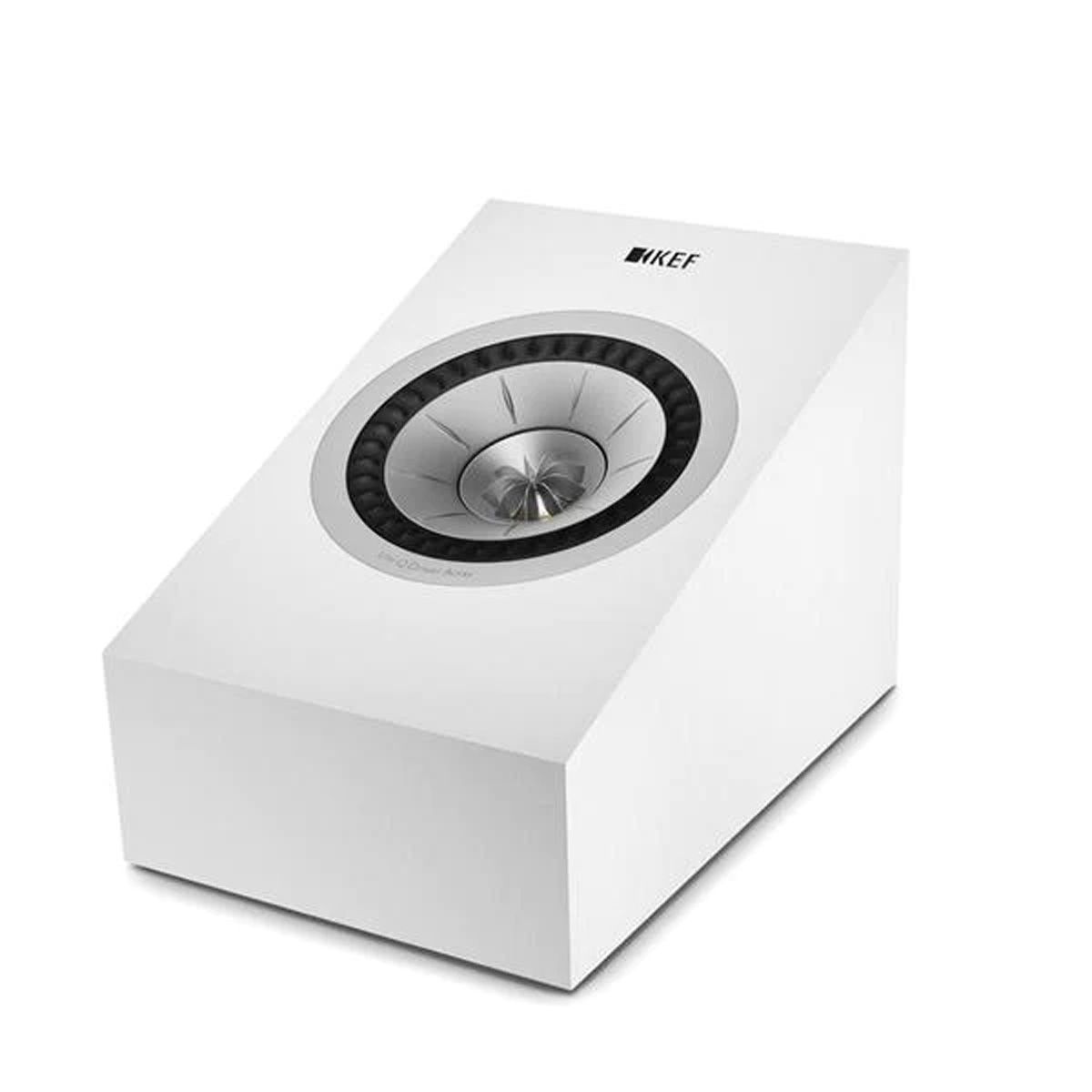 KEF Q50a Dolby Atmos-Enabled Surround Speaker - Pair white angled front view