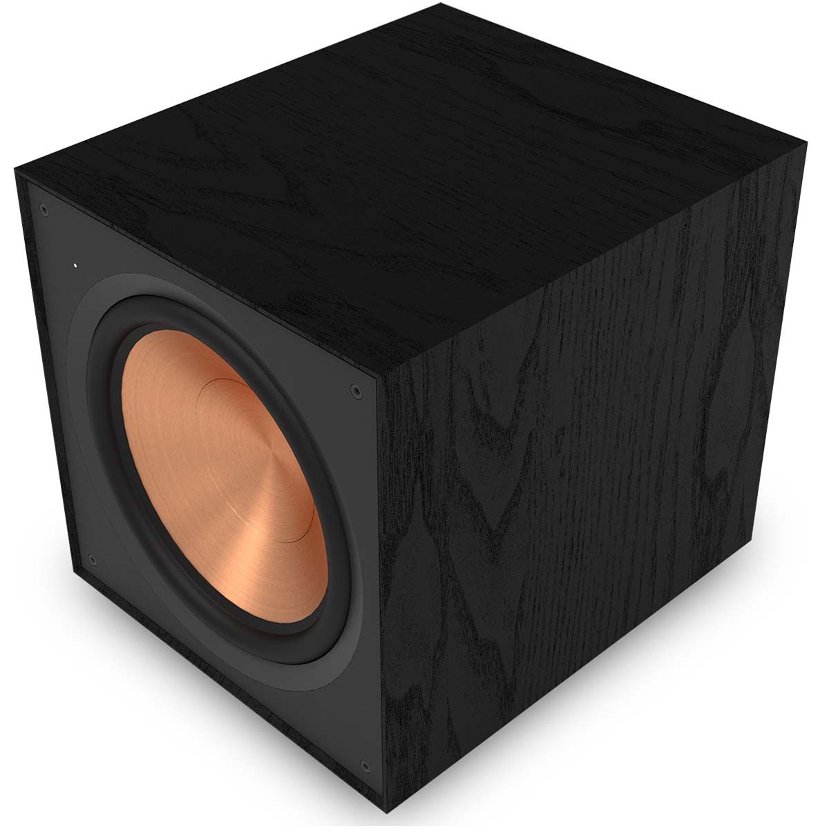 Klipsch R-121SW 12" Subwoofer - angled front view without grille