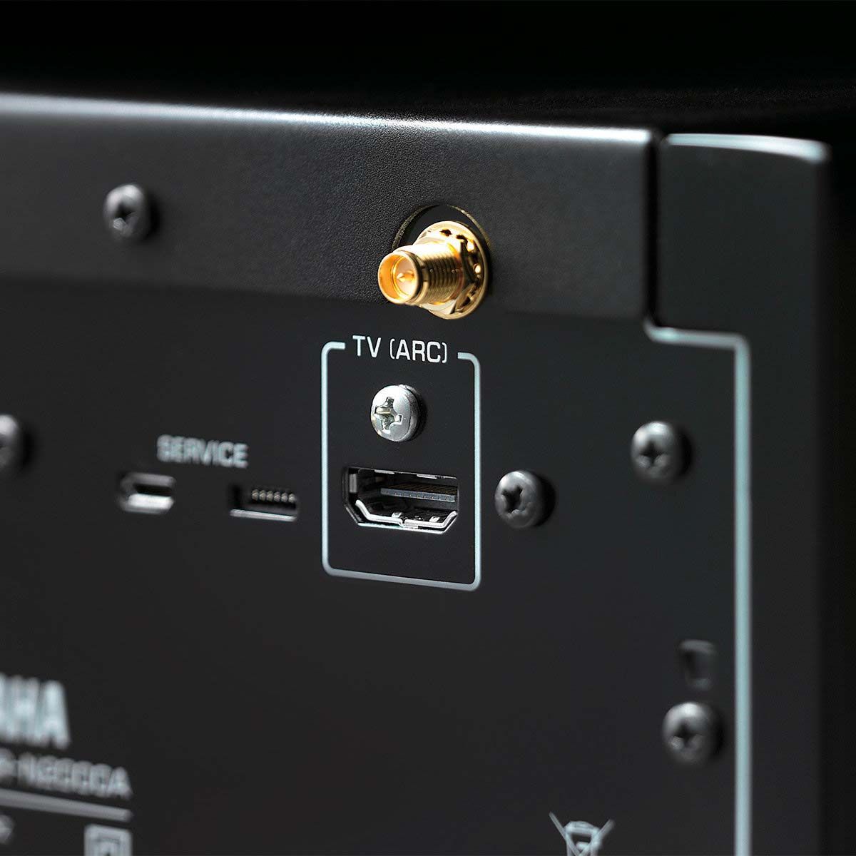 Yamaha R-N2000A Hi-Fi Network Receiver close-up of ARC connection