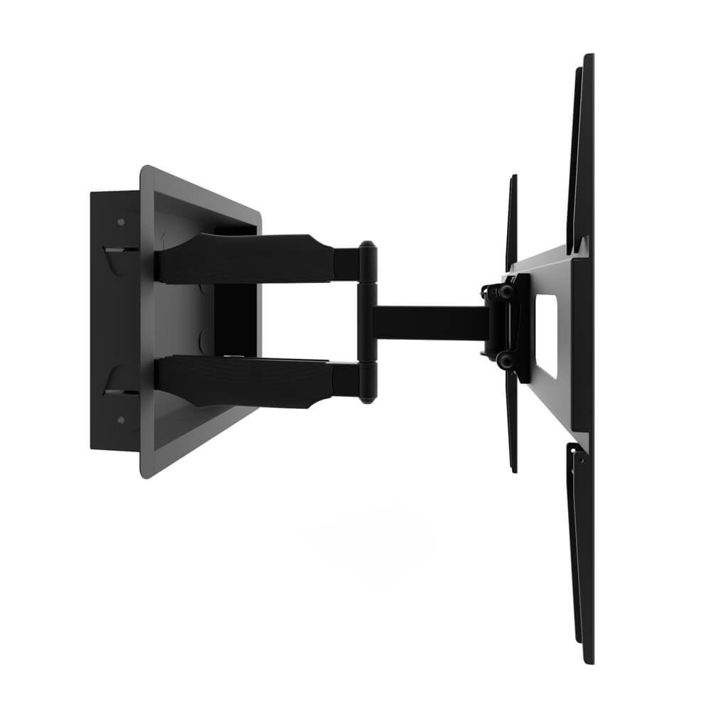 Kanto R300 Recessed Articulating Mount side view stretched out