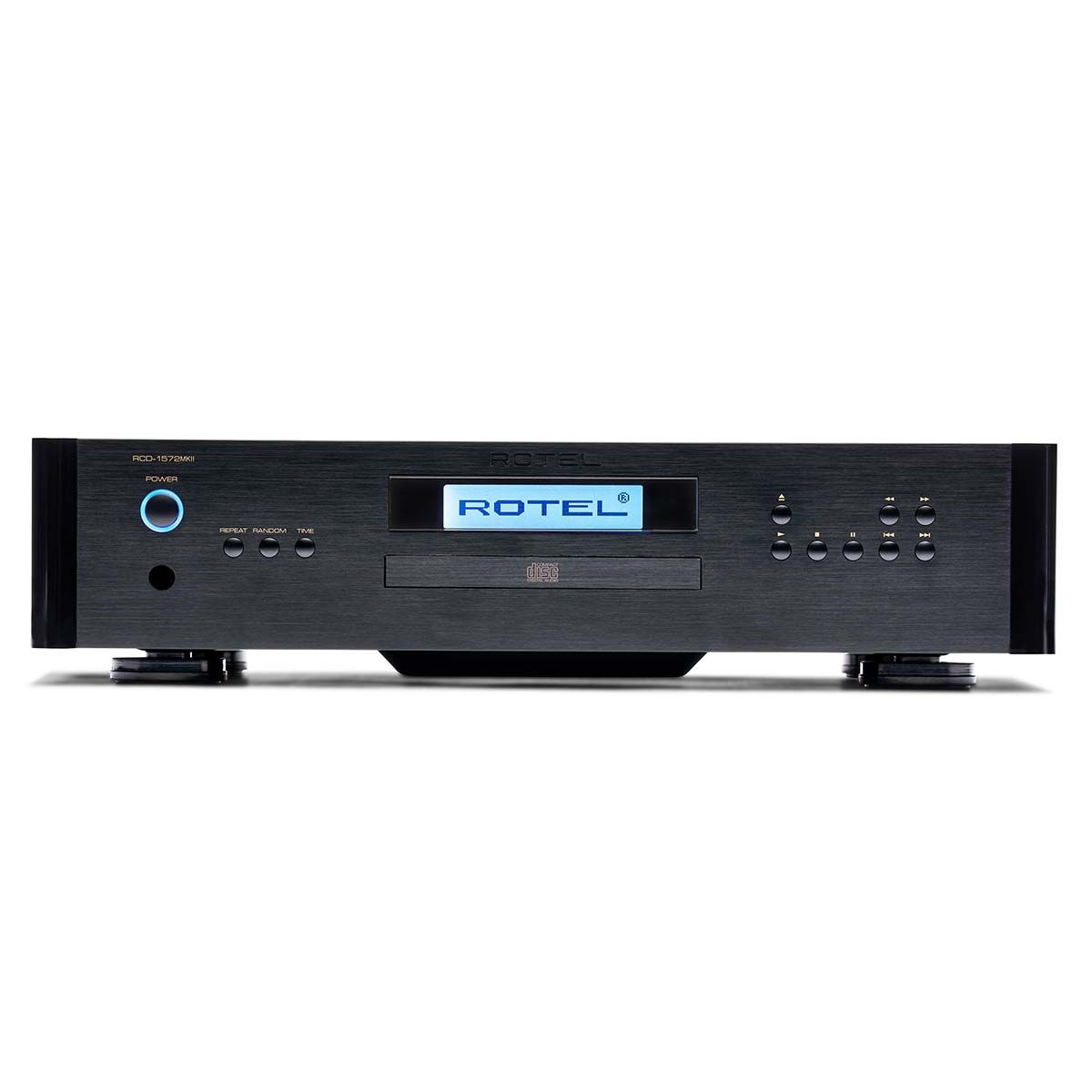 Rotel RCD-1572 MKII CD Player, Black, front view